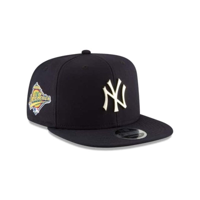 New York Yankees Gorra | New Era MLB Metal Badge High Crown 9fifty Snapback Cap Mexico - Azules
